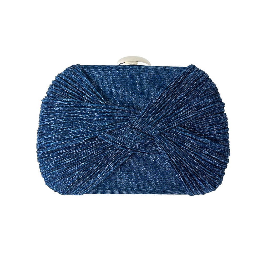 NWT Jewel by Badgley Mischka Blue Sparkly Clutch Bag